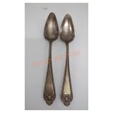 Pair of Possibly Silver Sugar Spoons