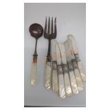 Mother of Pearl Handled Utensils