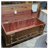 Vintage Virginia made by Lane cedar blanket chest