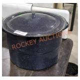 Vintage enamelware canner
