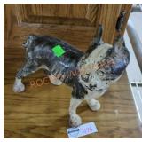 Vintage cast iron door stop Boston terrier