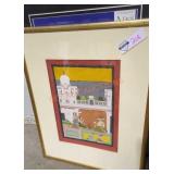 Misc. Framed art lot
