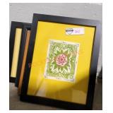 Framed art lot
