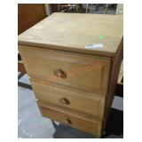 Small 3 drawer wooden dresser