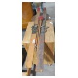 Vintage wooden skis