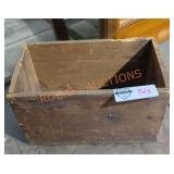 Small wooden box