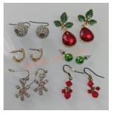 6 Pairs of Earrings