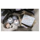 Vintage metal containers