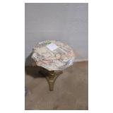 Marble top side table