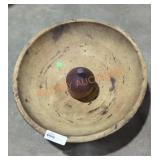Giant Wooden Bowl & Little Wooden Jar