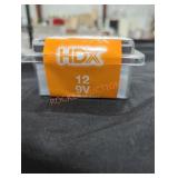 HDX 12 9v batteries