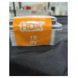 HDX 12 9v batteries