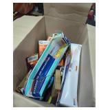 Box lot of miscellaneous household items