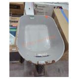 Grey Wheel barrel rusty
