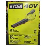 Ryobi 40v Blower Kit 550cfm