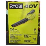 Ryobi 40v Blower Kit 550cfm