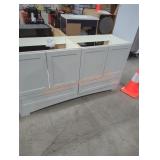 60" Pearl Gray Vanity w/o Top 60" x 18-3/4" x 32"