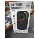 Super bass jobsite speaker