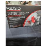 Ridgid power spin+ drain cleaner with auto feed