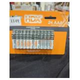 HDX 24 AAA batteries