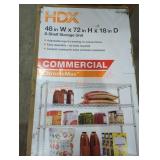 HDX  6 storage shelves