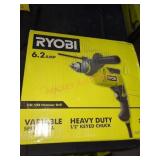 Ryobi Corded 5/8" VSR Hammer Drill, UNOPENED BY