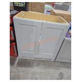 Glacier Bay 30" Pearl Grey Vanity Base