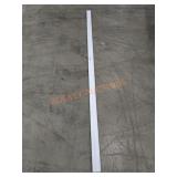 Trim piece white 92" x 2-3/4"