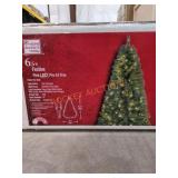 6.5ft Festive Pine LED Pre-Lit Tree