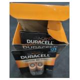 Duracell 3 packs 2-123 lithium batteries