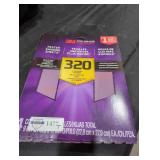 320 grit sanding paper