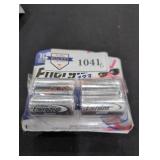 2- 4 pk Energizer 123 lithium batteries