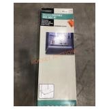 Adjustable shoe shelf kit, 1.5" x 36" x 12", white
