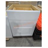 White Base Cabinet 24" x 25" x 35"