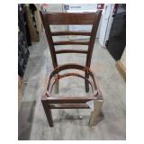 Walnut Banquet Chairs 2 Pack *Seat Base Not