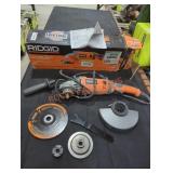 Ridgid Corded 7" Twist Handle Angle Grinder