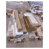 Skid Lot Mixed LifeProof Flooring, Floor and Wall