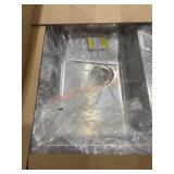 Glacier bay kitchen sink 22" W x 33" L x 8" D