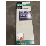 Adjustable shoe shelf kit, 1.5" x 36" x 12", white