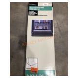 Adjustable shoe shelf kit, 1.5" x 36" x 12", white