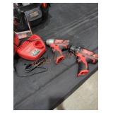 Milwaukee M12 2 tool set and charger