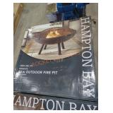 Hampton Bay wind gate 40" outdoor fire pit