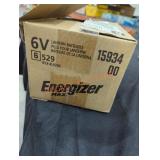 Box of 6 6v lantern Energizer batteries