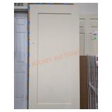 Cream color door no door handle hole