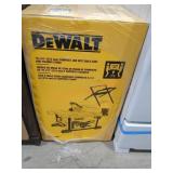 DeWalt compact jobsite table saw and folding stand