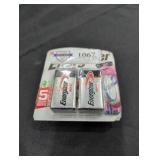 2 packs 2 9v Energizer batteries