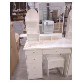 Make Up Vanity with LED Mirror