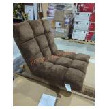 1 brown floor sofa chair