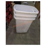 Sterilite Wheeled Hamper *3-Pack*