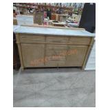 Light Brown Vanity (Has Damage)